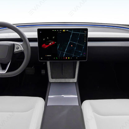 Alcantara 2024 Model 3 Highland Wireless Charging Frame Cover for Tesla-EVAAM® - EVAAM