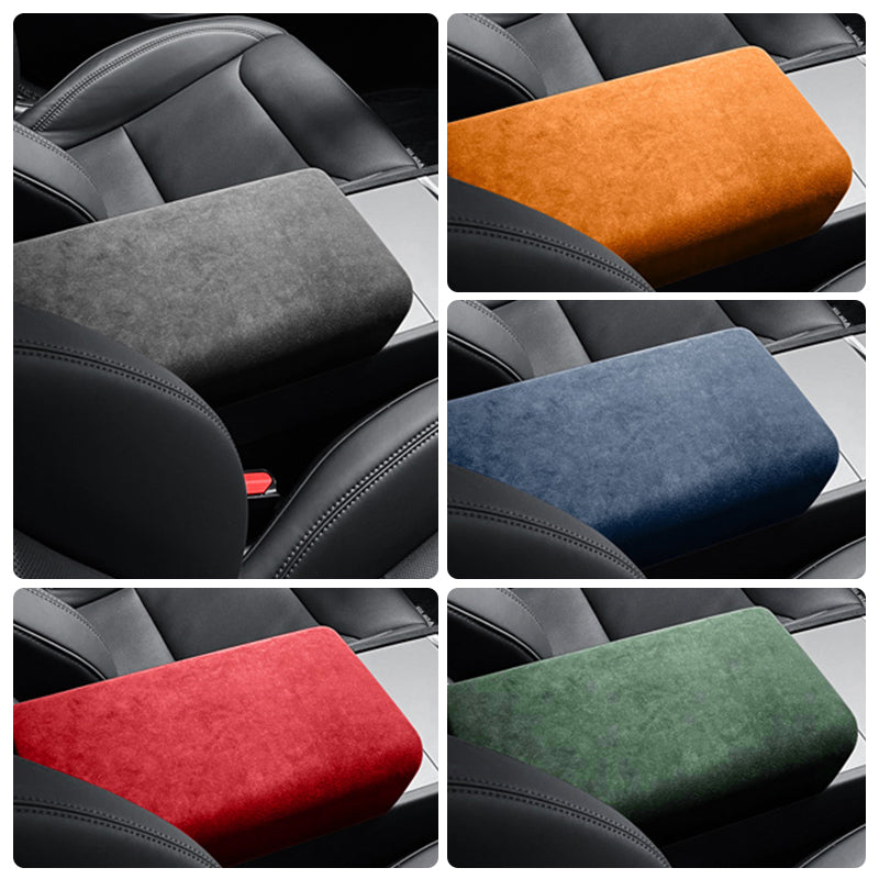 Alcantara 2024 Model 3 Highland Armrest Cover for Tesla-EVAAM® - EVAAM