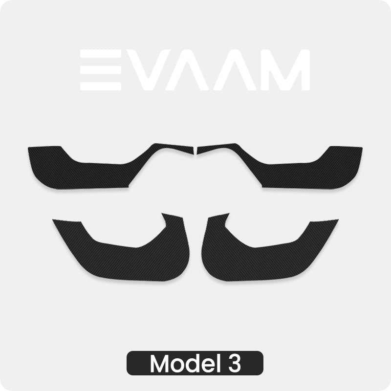 2024 Model 3 Highland EVAAM® Door Anti Kick Pad Stickers - EVAAM