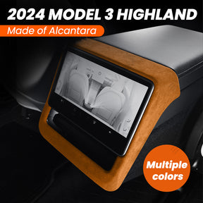Alcantara 2024 Model 3 Highland Rear AC Vent Cover for Tesla-EVAAM® - EVAAM