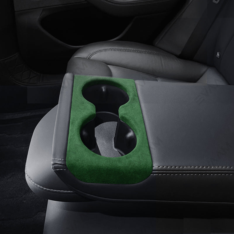 Alcantara 2024 Model 3 Highland Rear Seat Cup Cover for Tesla-EVAAM® - EVAAM
