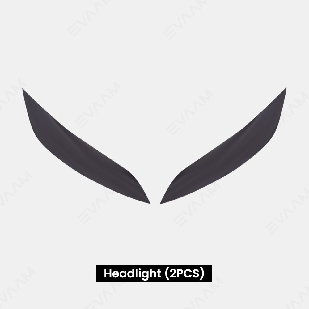 Model 3 Highland EVAAM® Black TPU Headlight & Tail Light Protection Film - EVAAM