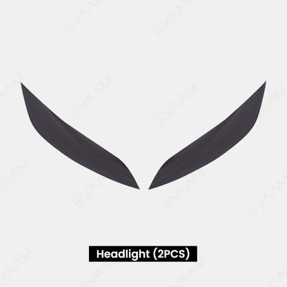 Model 3 Highland EVAAM® Black TPU Headlight & Tail Light Protection Film - EVAAM