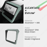 Alcantara 2024 Model 3 Highland Rear AC Vent Cover for Tesla-EVAAM® - EVAAM