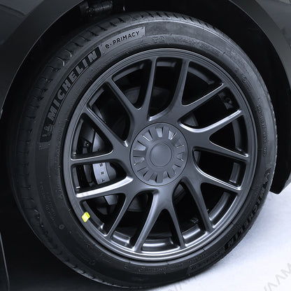Upgrade! 2024 Model 3 Highland EVAAM® 18-inch Wheel Center Cap Kit - EVAAM