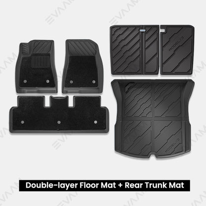 2024 Model 3 Highland EVAAM® Cybertruck Style All-weather Cargo Liner Floor Mat - EVAAM
