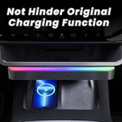 EVAAM® Ambient Lighting Center Screen Storage Tray for Model 3/Y - EVAAM