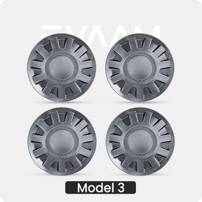 Upgrade! 2024 Model 3 Highland EVAAM® 18-inch Wheel Center Cap Kit - EVAAM