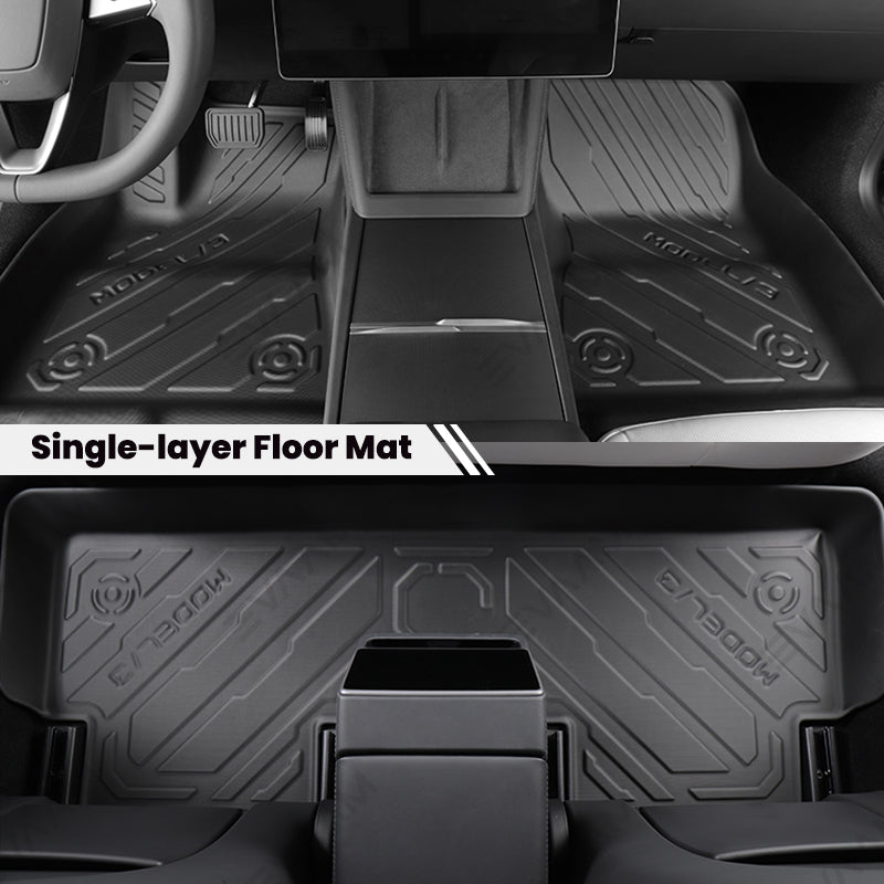 2024 Model 3 Highland EVAAM® Cybertruck Style All-weather Cargo Liner Floor Mat - EVAAM