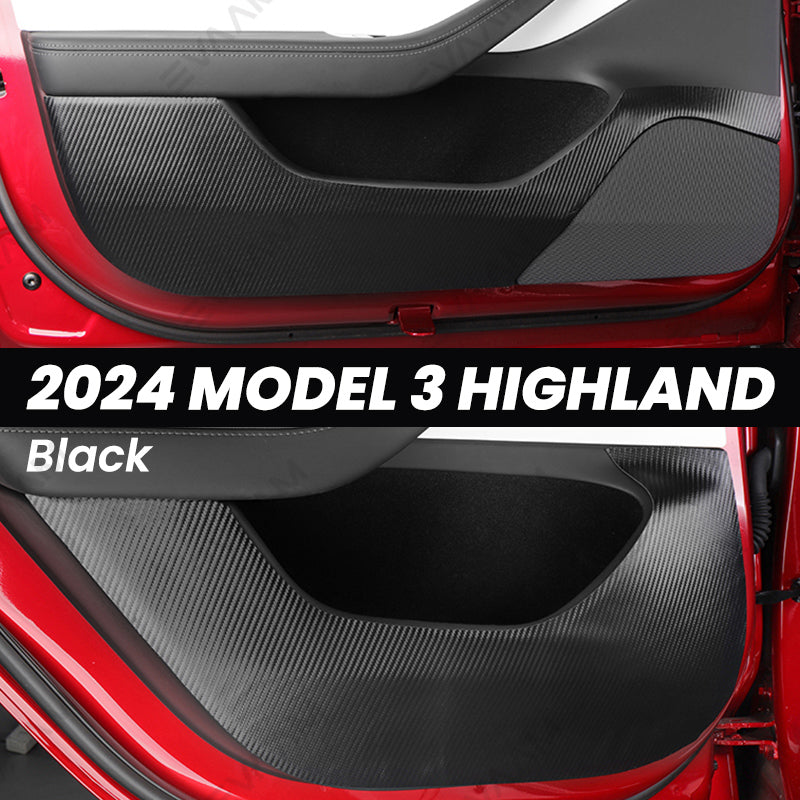 2024 Model 3 Highland EVAAM® Door Anti Kick Pad Stickers - EVAAM