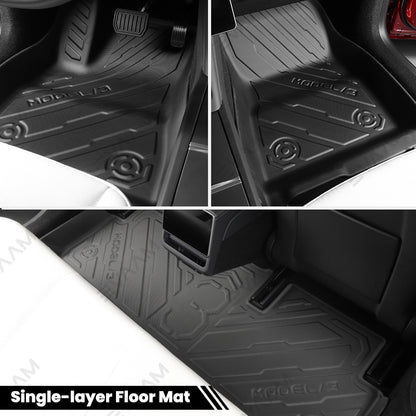 2024 Model 3 Highland EVAAM® Cybertruck Style All-weather Cargo Liner Floor Mat - EVAAM