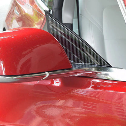 EVAAM® Tesla Front Triangular Window Cover Trim for Model 3 (2017-2023) - EVAAM