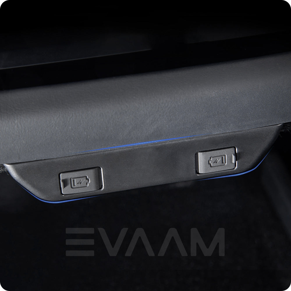 Model 3 Highland EVAAM® Rear Seat USB Port Protection Cover - EVAAM