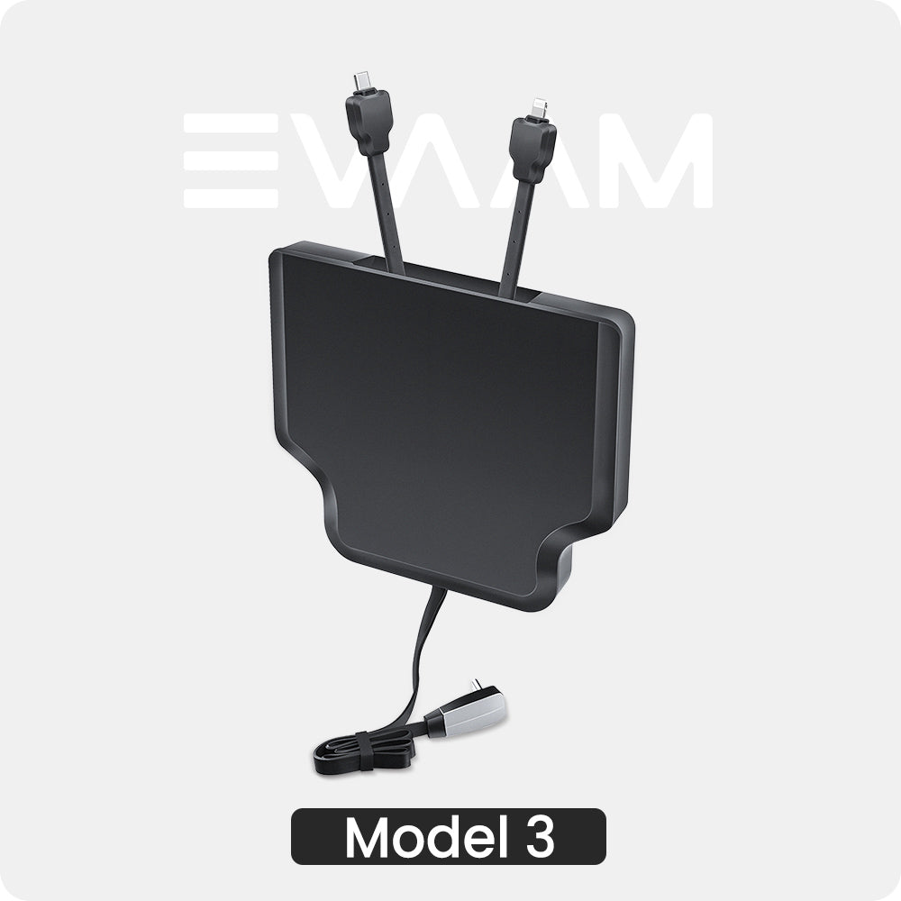 Model 3 Highland EVAAM® Armrest Box Hidden Expansion Dock - EVAAM