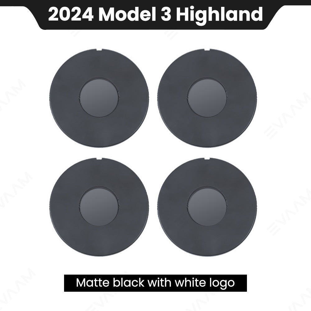 EVAAM® 18-inch Newest Wheel Center Cap Kit for 2024 Model 3 Highland