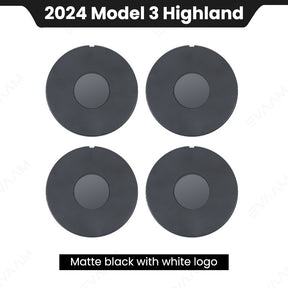 EVAAM® 18-inch Newest Wheel Center Cap Kit for 2024 Model 3 Highland