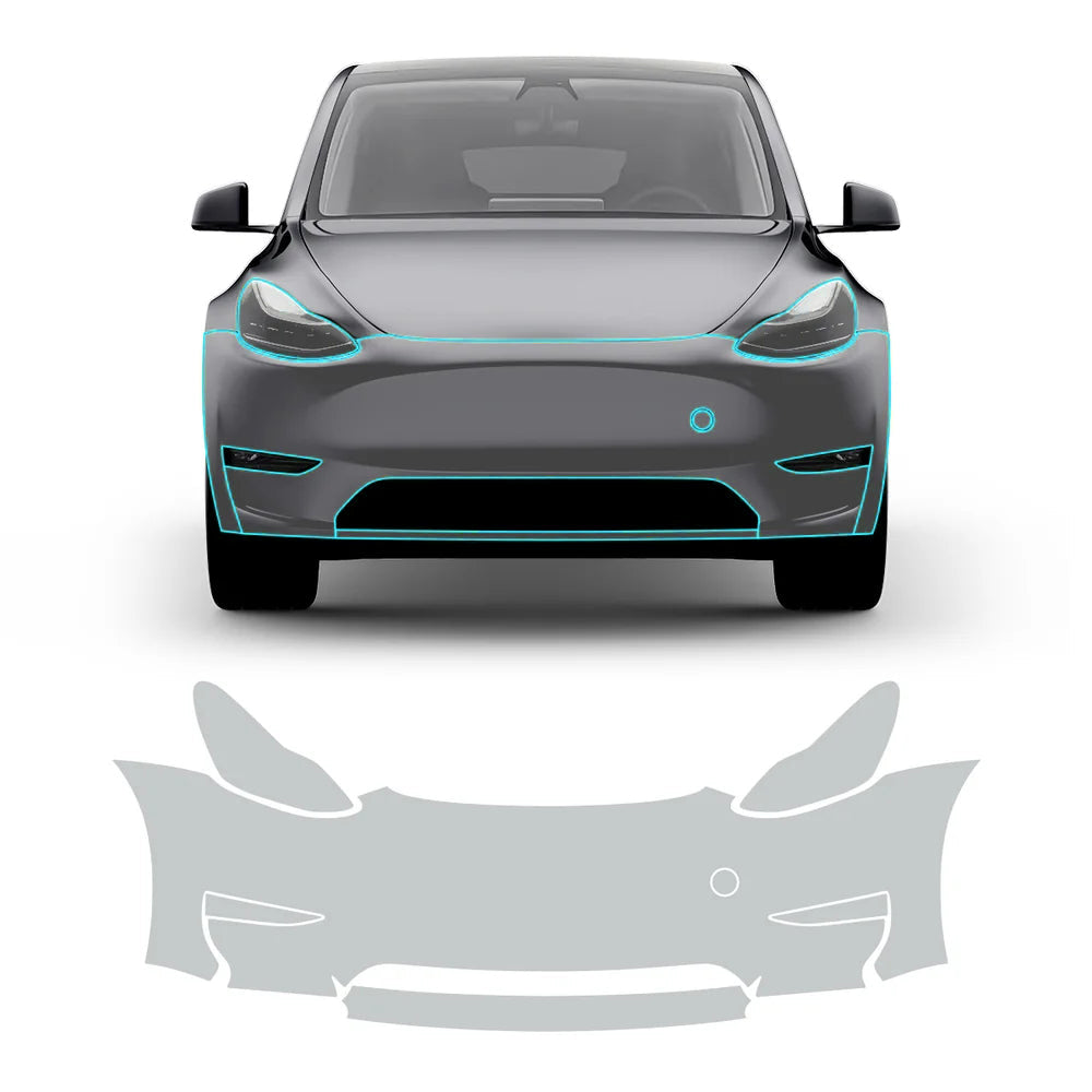 TPU Pre-Cut Invisible Full Car Paint Protection Film (PPF) for Tesla Model Y (2020-2024)