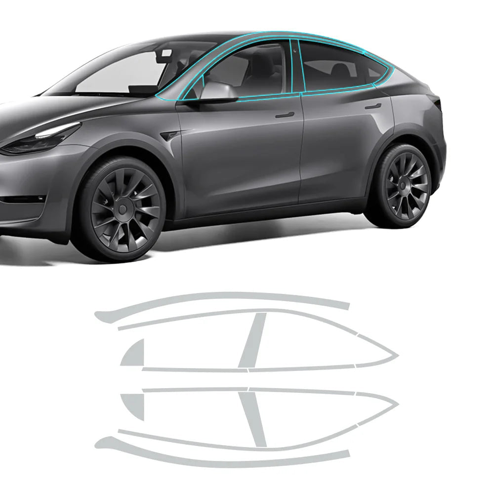 TPU Pre-Cut Invisible Full Car Paint Protection Film (PPF) for Tesla Model Y (2020-2024)