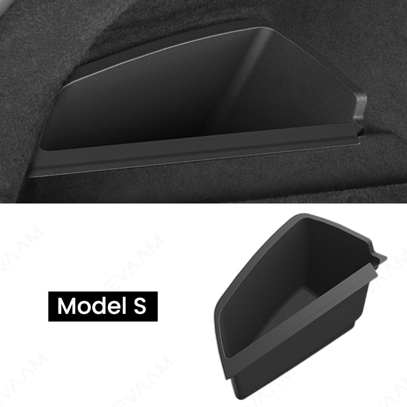 EVAAM® Tesla Rear Trunk Side Organizer Box for 2023 Model S/X - EVAAM
