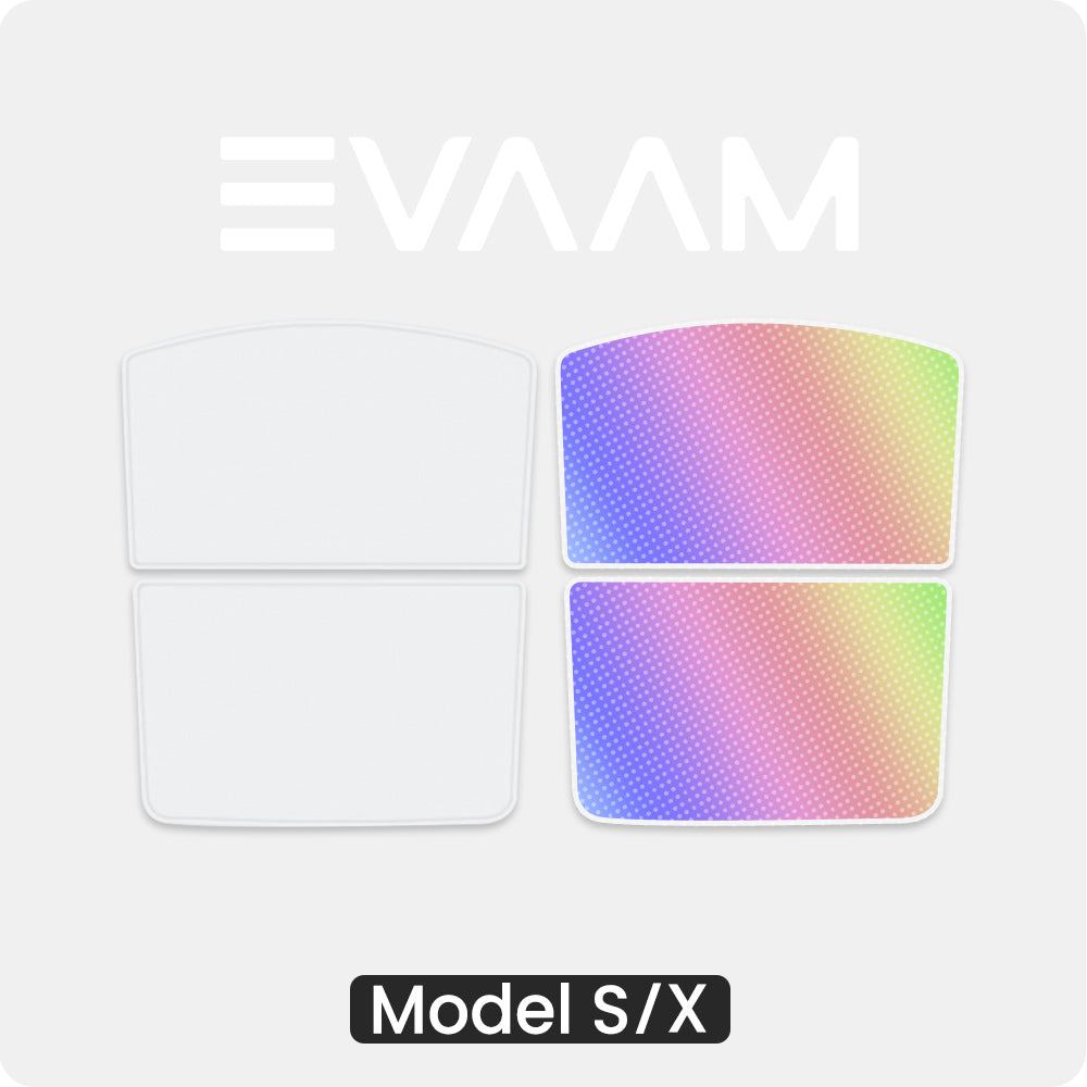 EVAAM® Tesla Laser Glass Roof Sunshade for Model S/X (2012-2024) - EVAAM