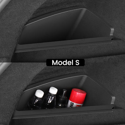 EVAAM® Tesla Rear Trunk Side Organizer Box for 2023 Model S/X - EVAAM