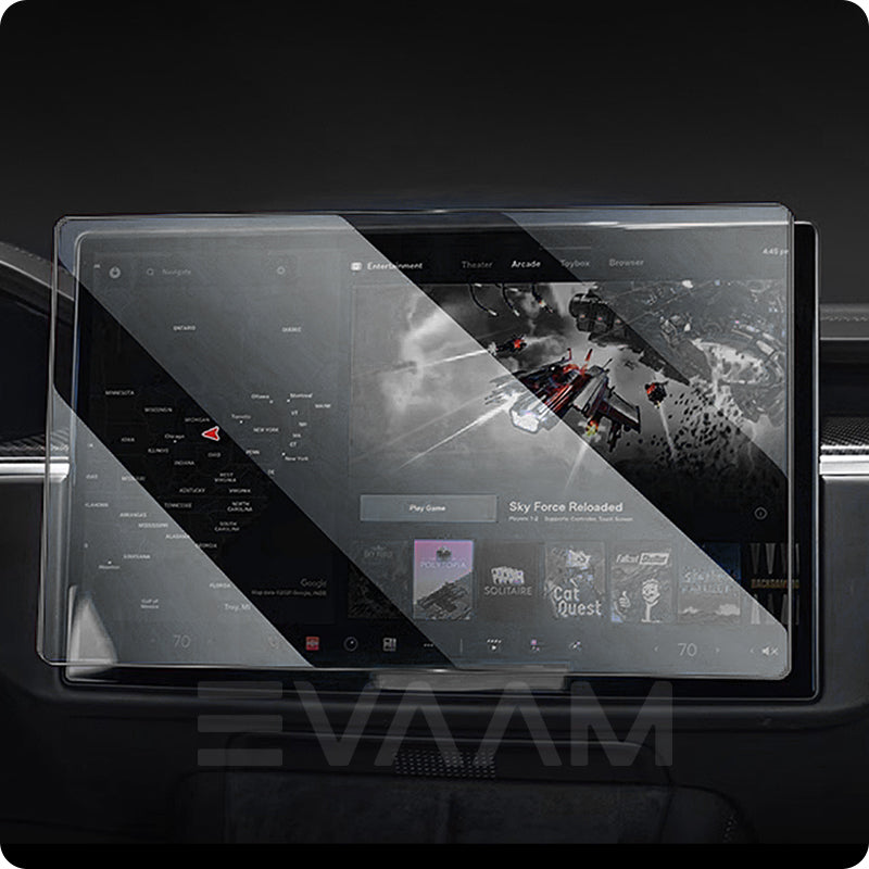 EVAAM® Tesla Touch Screen Protector for Model S/X (2pcs) [2023] - EVAAM