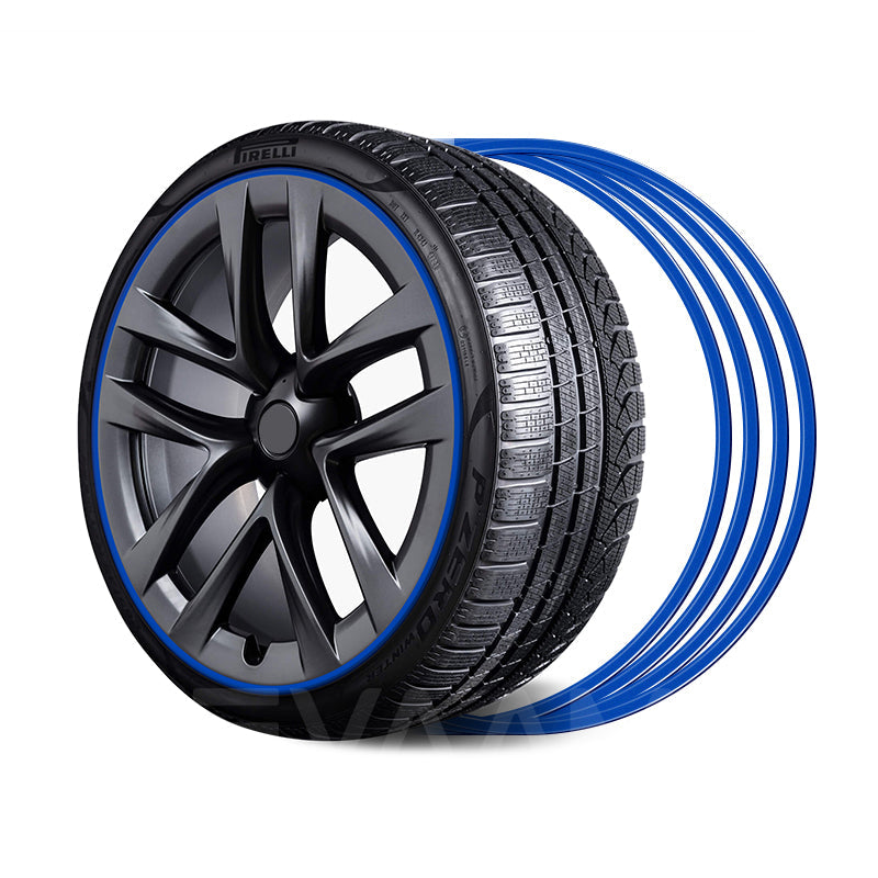 EVAAM® Aluminum Alloy Wheel Rim Protector For Tesla All Models (4 PCS) (2012-2023) - EVAAM