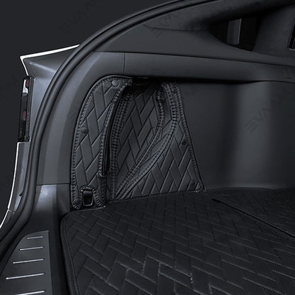 EVAAM® Seat Floor Mats Liners Rear Trunk Mat for Model X - EVAAM