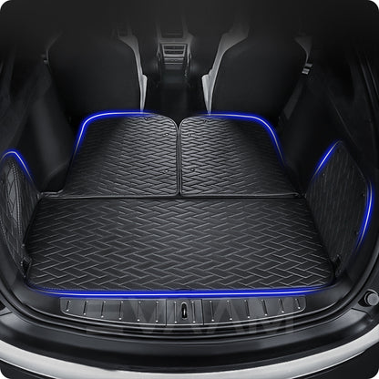 EVAAM® Seat Floor Mats Liners Rear Trunk Mat for Model X - EVAAM