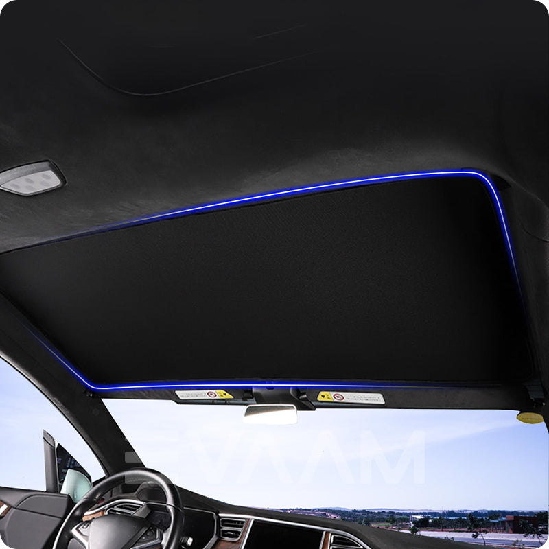 EVAAM® Roof Glass Sunshades for Tesla Model X Accessories (2015-2023) - EVAAM