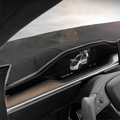 EVAAM® Tesla Anti-Glare Dash Cover Mat for Model X - EVAAM