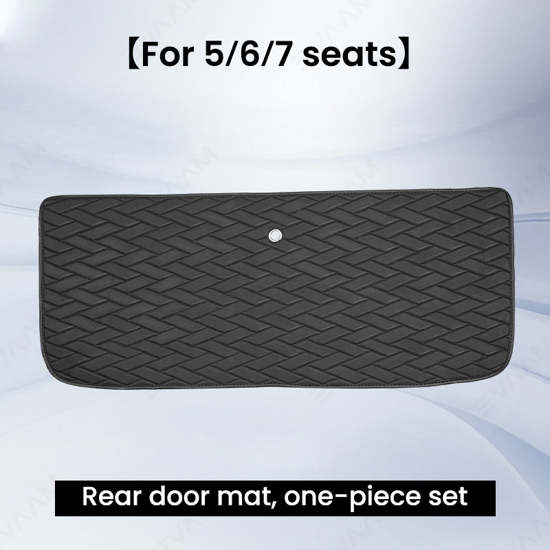 EVAAM® Seat Floor Mats Liners Rear Trunk Mat for Model X - EVAAM