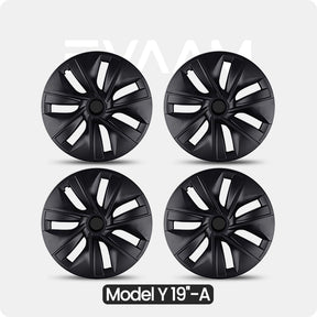 EVAAM® Wheel Covers Hubcap for Tesla Model Y 2019-2023 (4pcs)-Style A/B/C