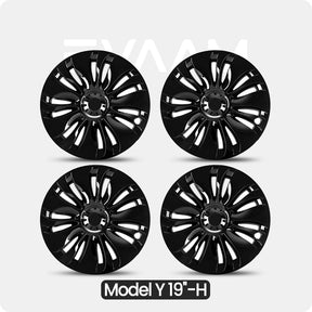 EVAAM® Wheel Covers Hubcap for Tesla Model Y 2019-2023 (4pcs)-Style H/I/J