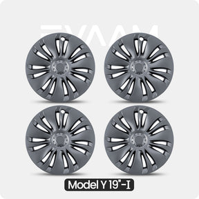 EVAAM® Wheel Covers Hubcap for Tesla Model Y 2019-2023 (4pcs)-Style H/I/J