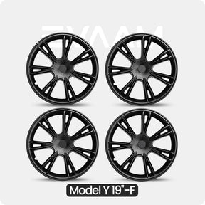 EVAAM® Wheel Covers Hubcap for Tesla Model Y 2019-2023 (4pcs)-Style F/G