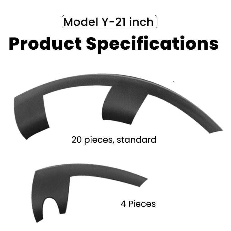 EVAAM® Wheel Rim Protector Guard for Tesla Model Y-21 inch - EVAAM