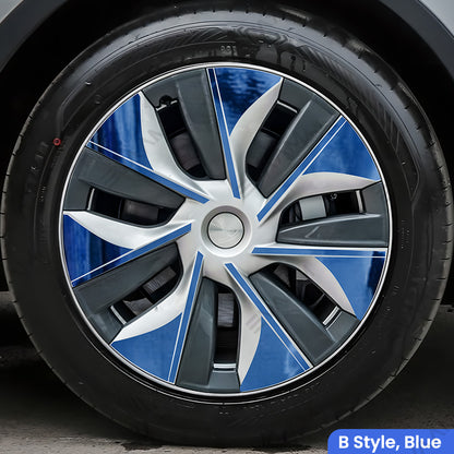 EVAAM® Wheel Hub Sticker for Tesla Model Y - EVAAM