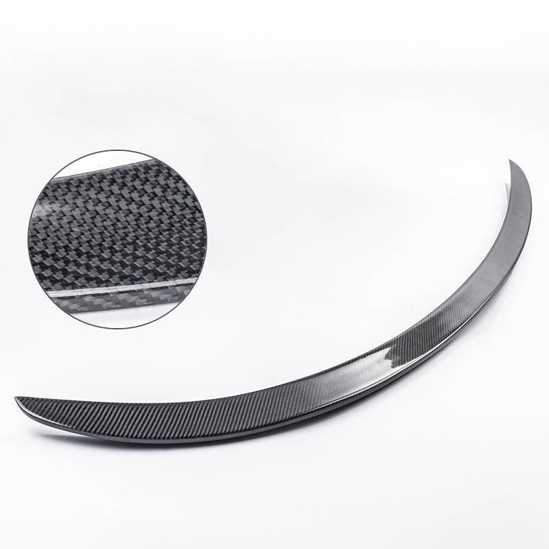 EVAAM® Gloss Real Carbon Fiber Tesla Trunk Spoiler Wing for Model Y (2020-2023) - EVAAM
