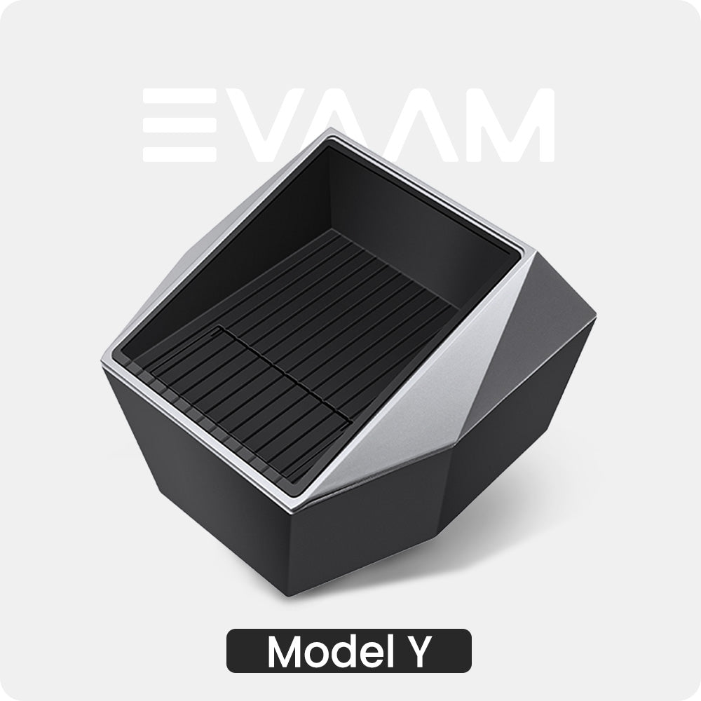 EVAAM® Rear Row Cybertruck Style Storage Box for Tesla Model Y (2020-2024) - EVAAM
