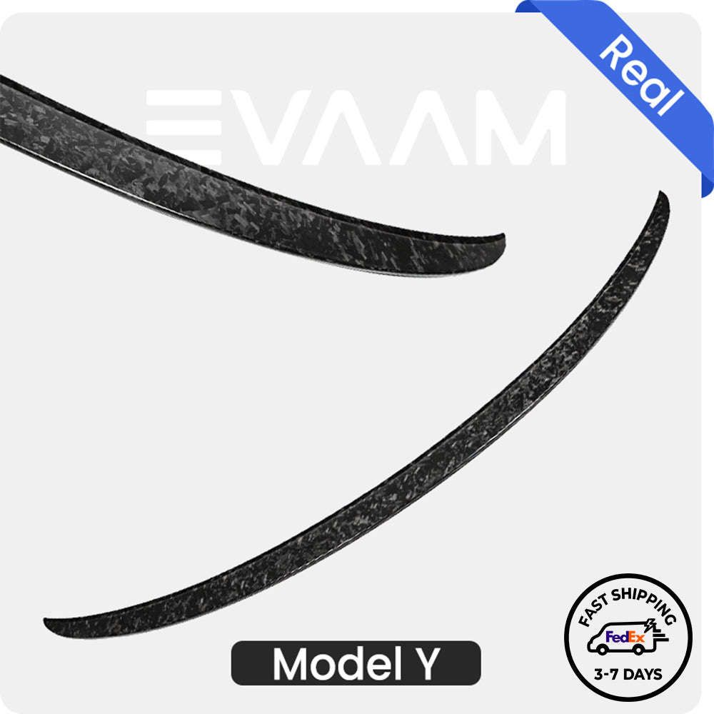 EVAAM® Geschmiedeter Heckspoilerflügel aus echtem Carbon für Tesla Model Y (2020–2023)
