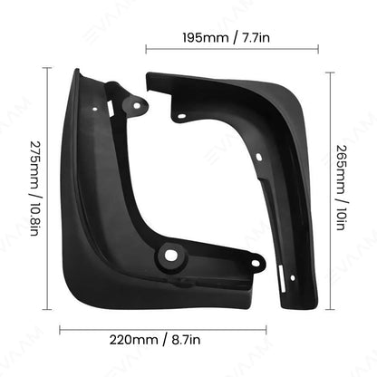 EVAAM® Splash Mud Flaps for Tesla Model S (4PCS) - EVAAM