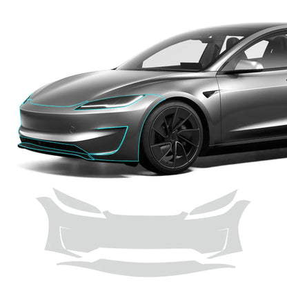TPU Pre-Cut Invisible Full Car Paint Protection Film (PPF) for Tesla Model 3 Highland Performance 2024+