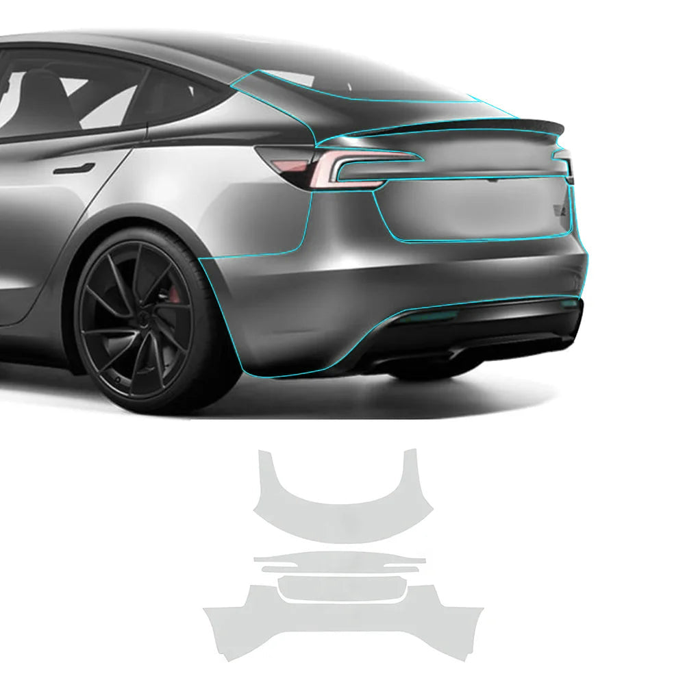 TPU Pre-Cut Invisible Full Car Paint Protection Film (PPF) for Tesla Model 3 Highland Performance 2024+