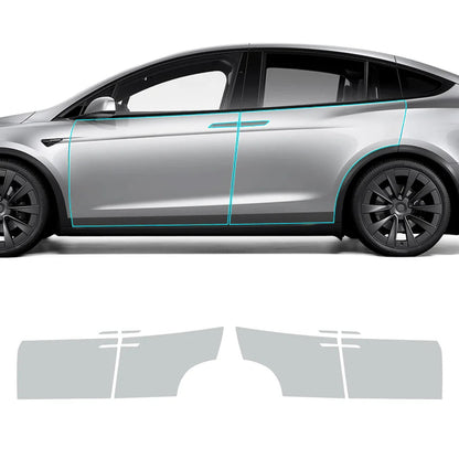 TPU Pre-Cut Invisible Full Car Paint Protection Film (PPF) for Tesla Model X (2022-2024)