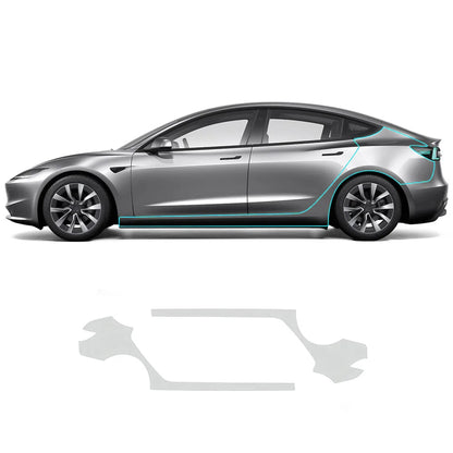 TPU Pre-Cut Invisible Full Car Paint Protection Film (PPF) for Tesla Model 3 Highland 2024+