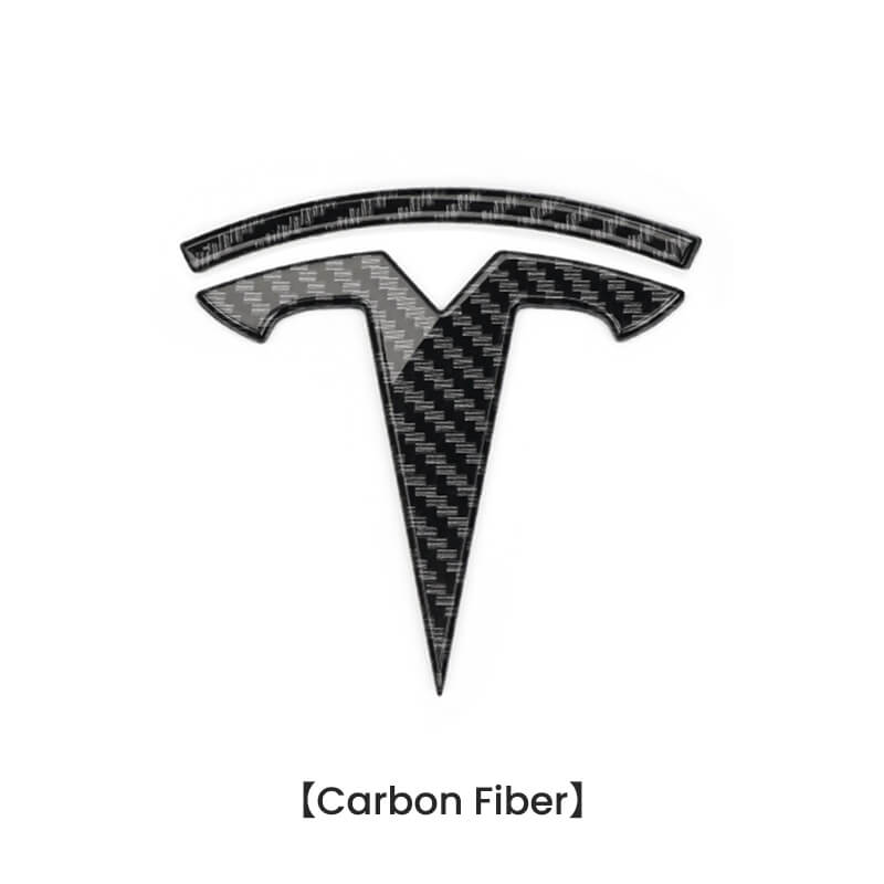 Tesla Badge Logo Emblem Sticker Covers for Tesla Model Y & Model 3 (3 Pack)