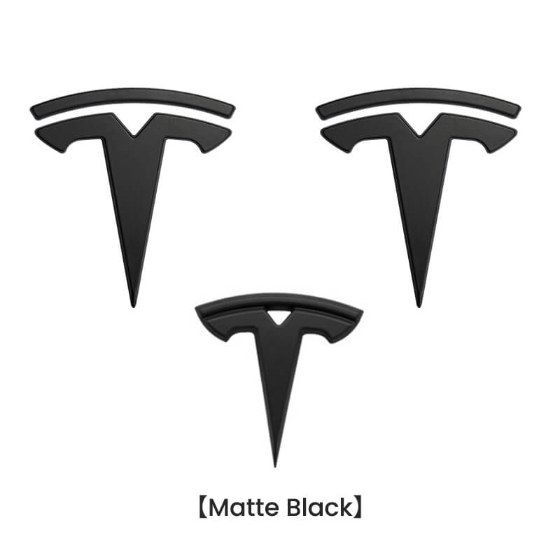 EVAAM® NFC Smart Emblem Replacement Front & Rear Badge Decal Wrap Logo  Covers for Tesla Model 3/Y