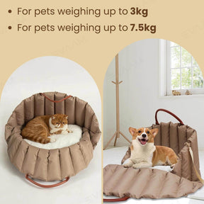 Portable Pet Car Seat Pet Travel Bag