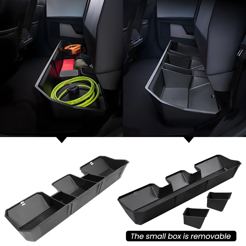 EVAAM® Premium Rear Underseat Storage Bin for Tesla Cybertruck